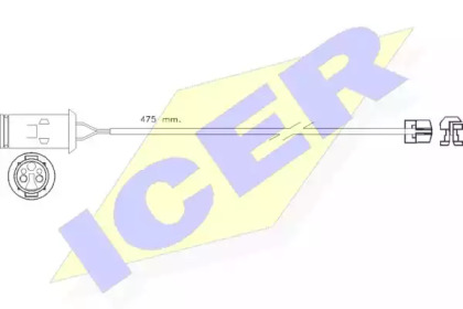 Сигнализатор, износ тормозных колодок ICER 610255 E C